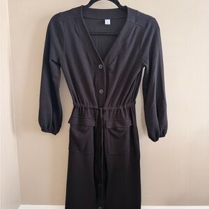 Old Navy Black Long Sleeve Dress